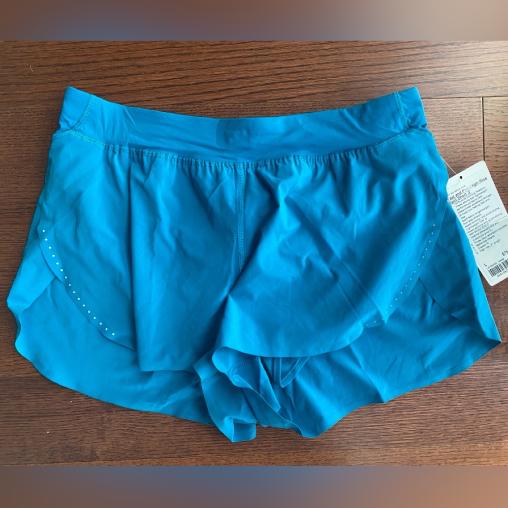 NWT lululemon Fast and Free High Rise 3” Shorts